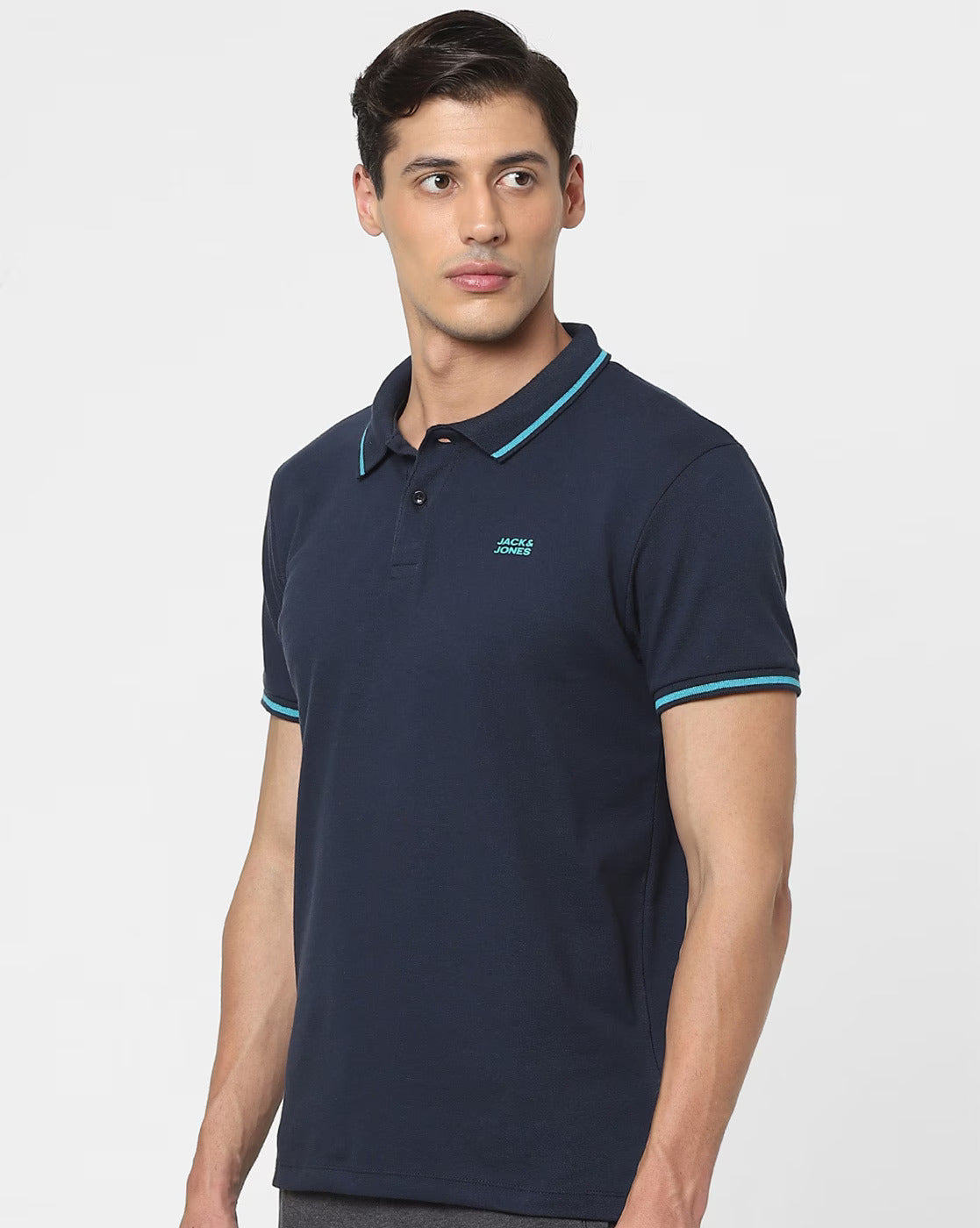 JACK & JONES Solid Polo T-shirt