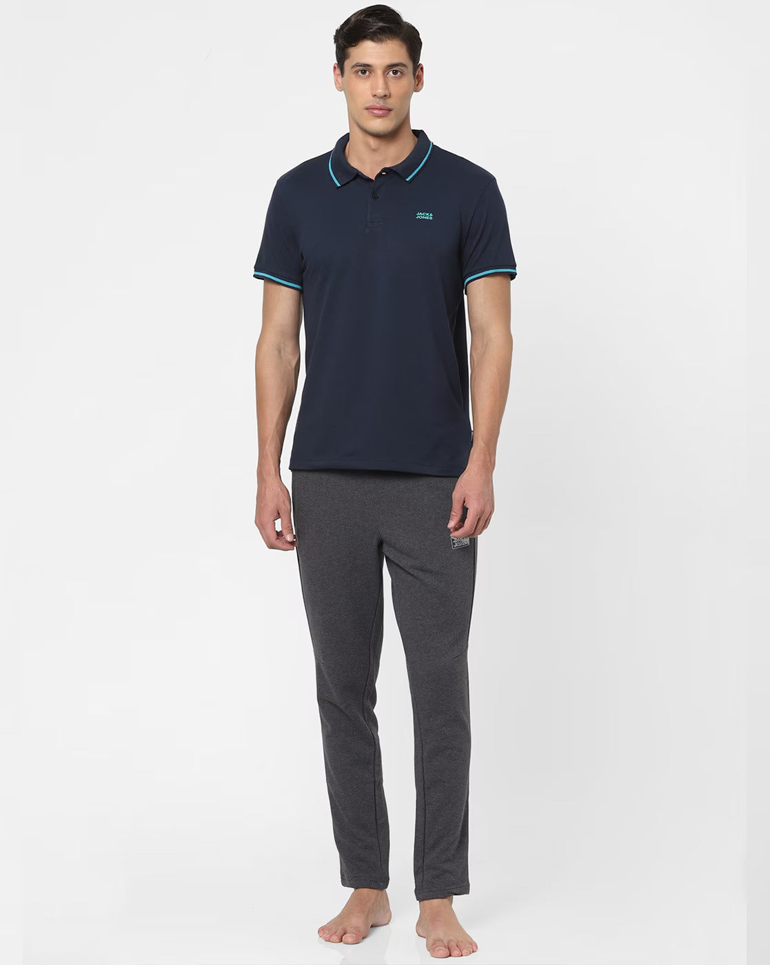 JACK & JONES Solid Polo T-shirt