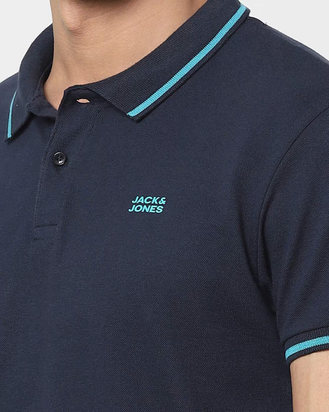 JACK & JONES Solid Polo T-shirt