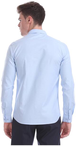 U.S. Polo Assn Men Slim fit Formal Shirt - Blue