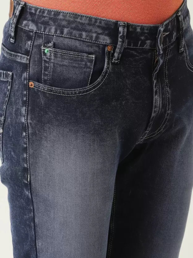 United Colors of Benetton Men Skinny Mid Rise Blue Jeans