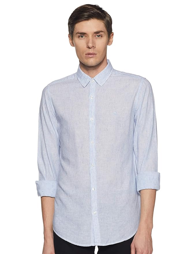 United Colors of Benetton Men's Plain Slim fit Casual Shirt