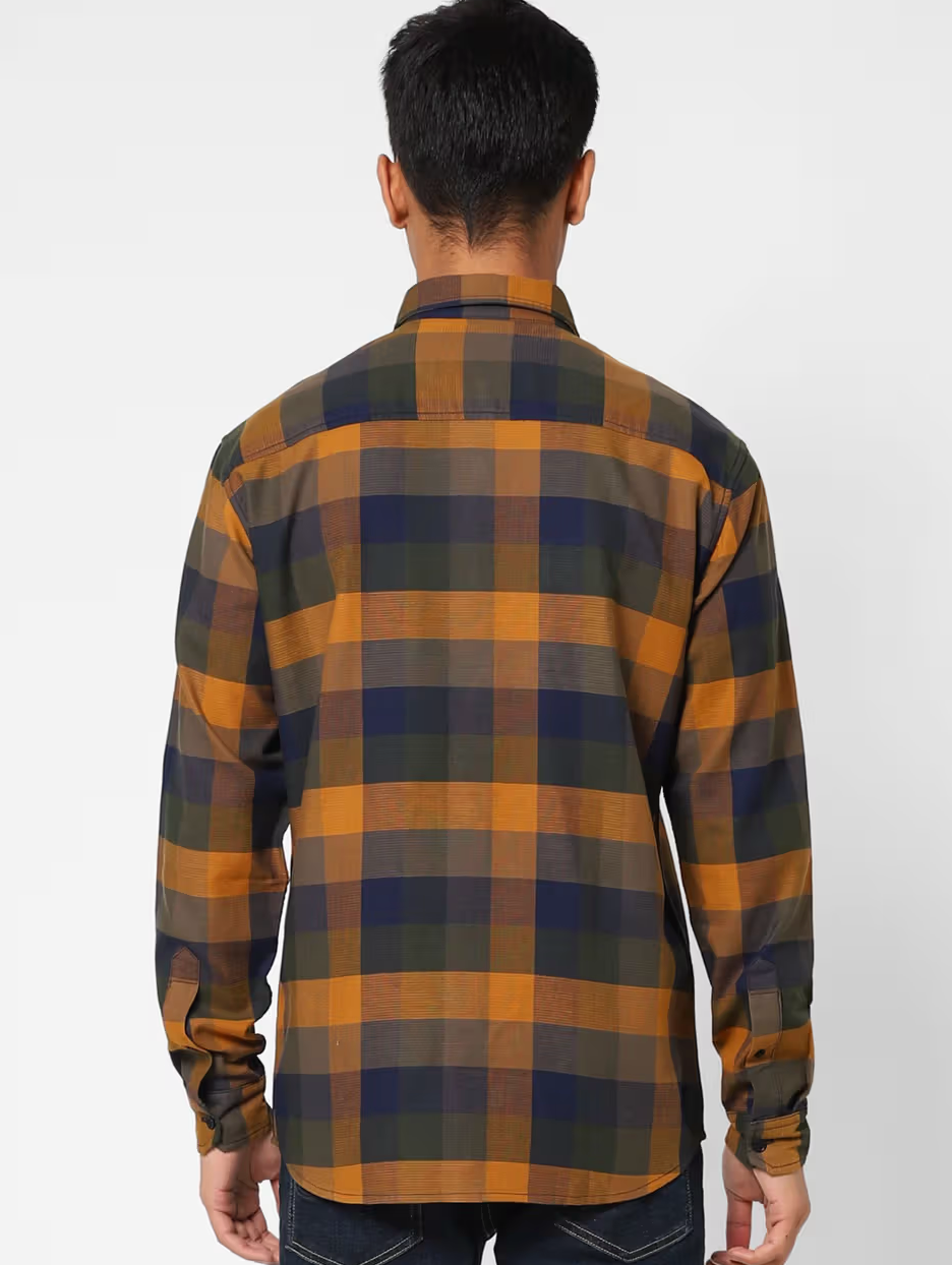 JACK & JONES Men Checkered Multicolor Shirt