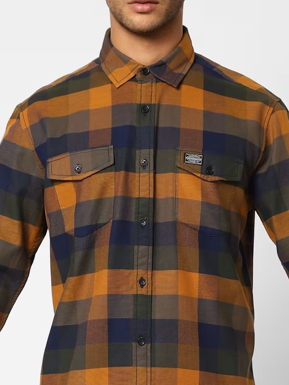 JACK & JONES Men Checkered Multicolor Shirt