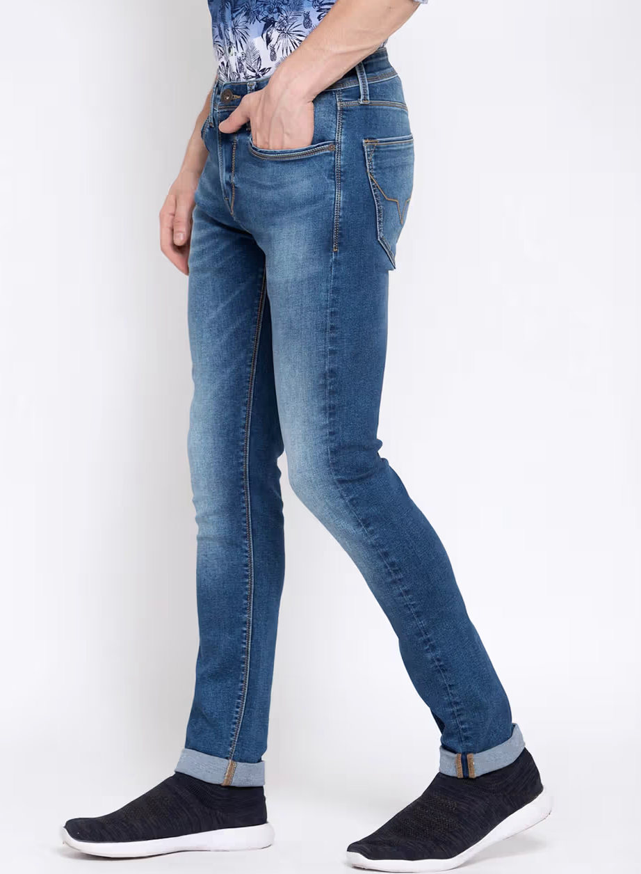 Pepe Jeans Blue Solid Jeans