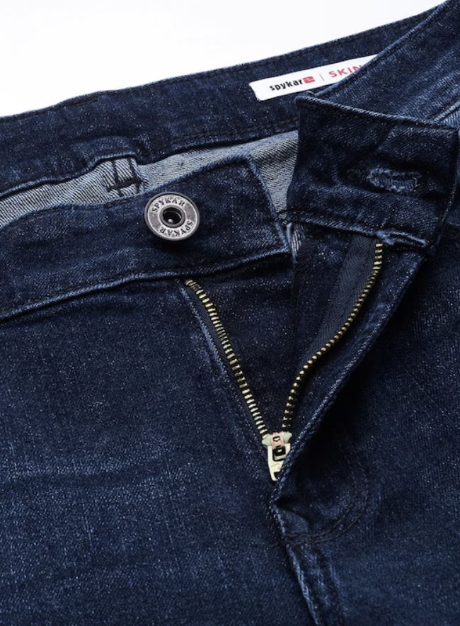 SPYKAR Men Skinny Slim Fit Low-Rise Light Fade Stretchable Jeans