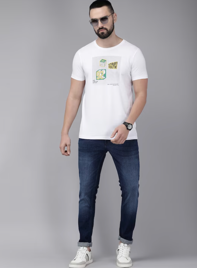 SPYKAR Men Skinny Slim Fit Low-Rise Light Fade Stretchable Jeans
