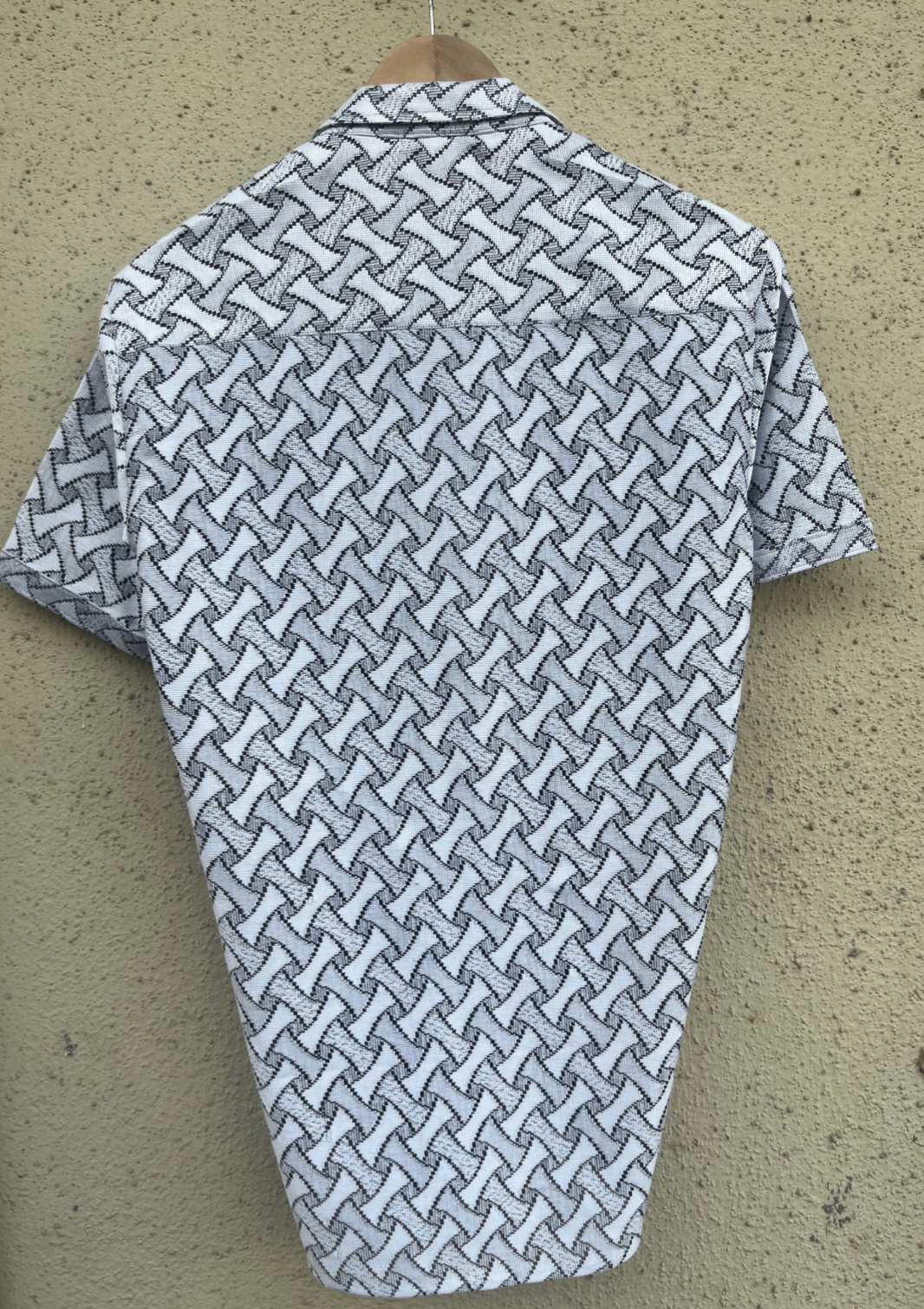 Ethnic Snowfall Speckle half sleeve casual shirt