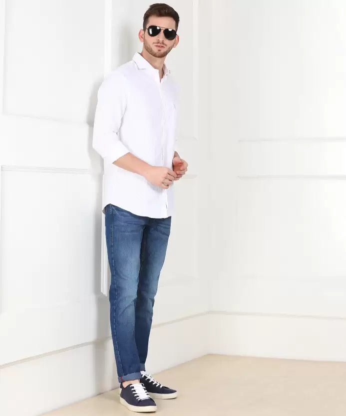 U.S. POLO ASSN. Men Tailored Fit Printed Casual Shirt