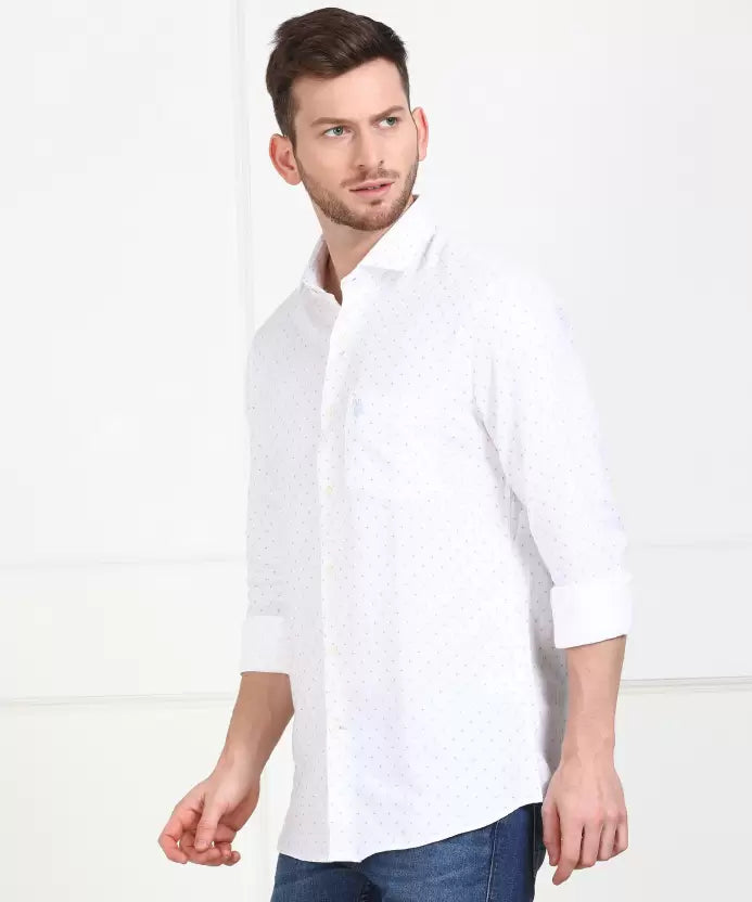 U.S. POLO ASSN. Men Tailored Fit Printed Casual Shirt