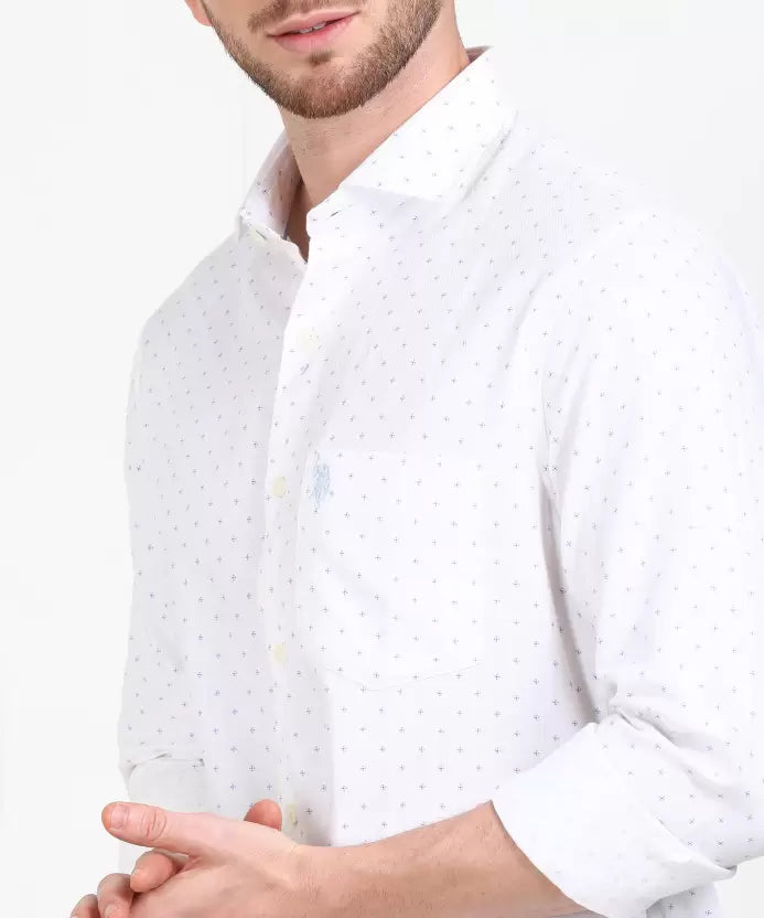 U.S. POLO ASSN. Men Tailored Fit Printed Casual Shirt