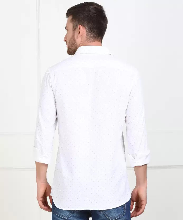 U.S. POLO ASSN. Men Tailored Fit Printed Casual Shirt