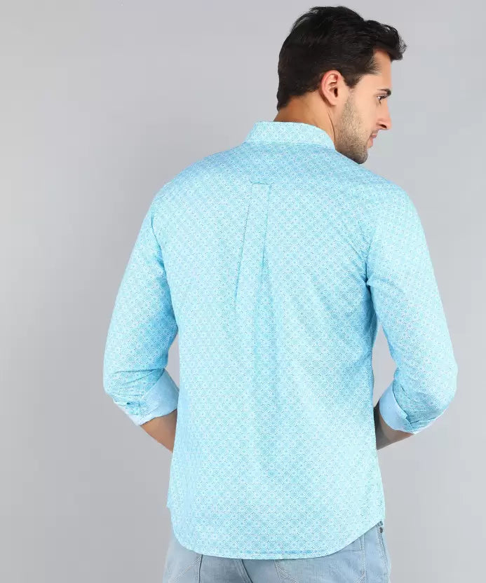 U.S. POLO ASSN. Men Regular Fit Printed Button Down Collar Casual Shirt