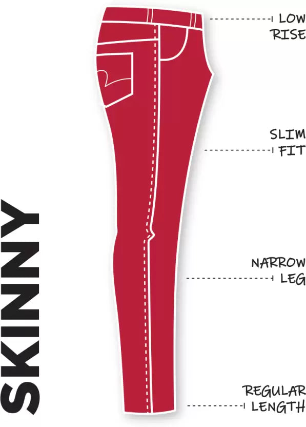 Spykar Men Super Skinny Low Rise Black Jeans