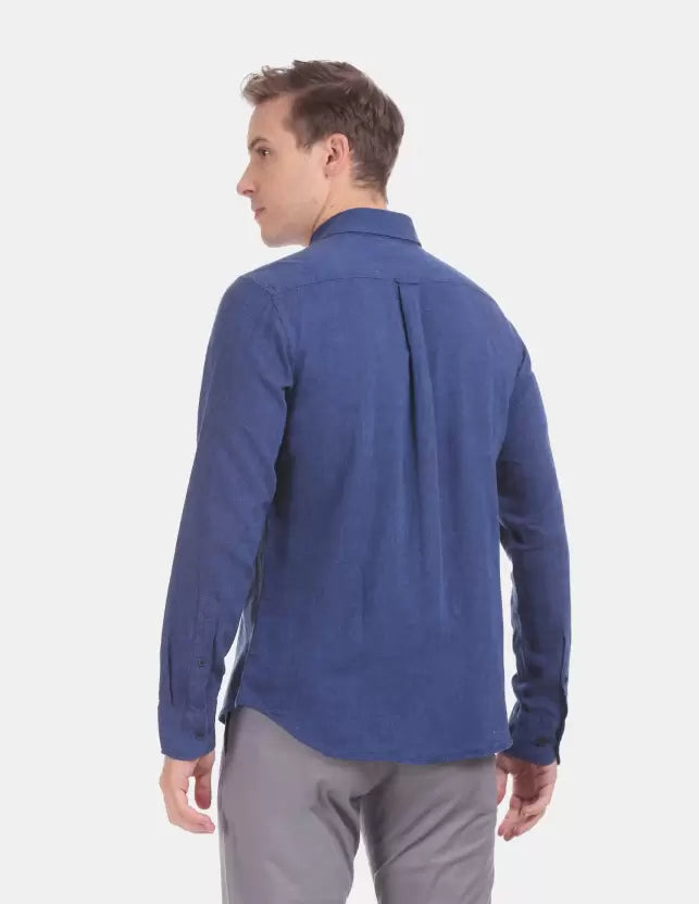 U.S. POLO ASSN. Men Regular Fit Solid Casual Shirt
