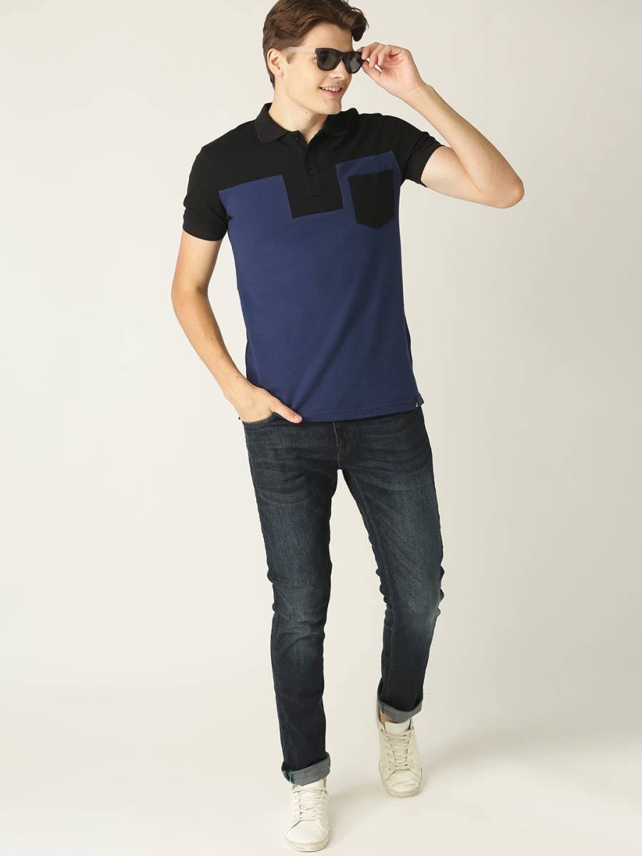 United Colors of Benetton DUAL COLOUR BLUE AND BLACK