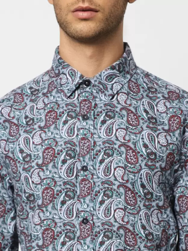JACK & JONES Men Regular Fit Printed Casual Shirt