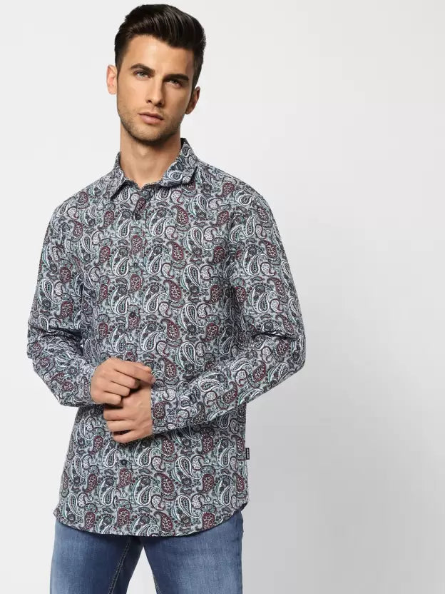 JACK & JONES Men Regular Fit Printed Casual Shirt