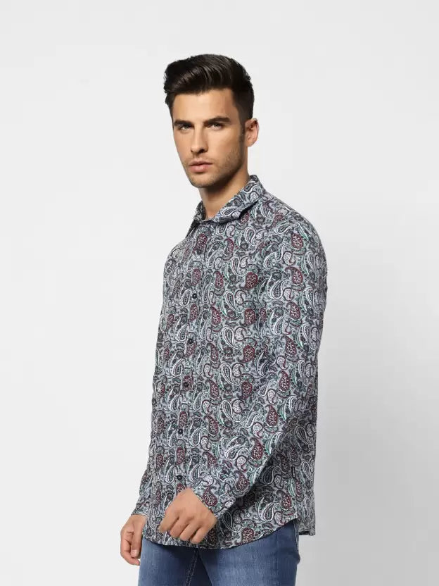 JACK & JONES Men Regular Fit Printed Casual Shirt
