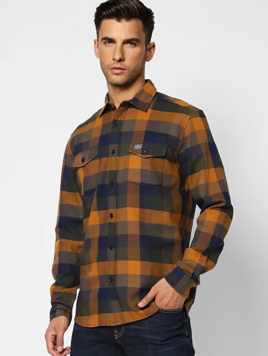 JACK & JONES Men Checkered Multicolor Shirt